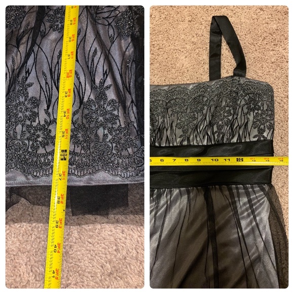 R&M Richards black cocktail dress - Picture 7 of 8